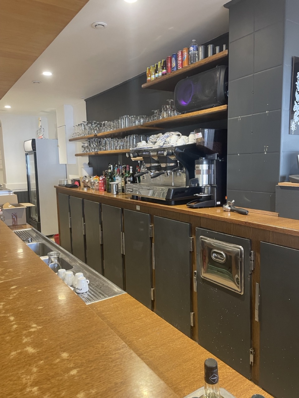 Le bar de la brasserie